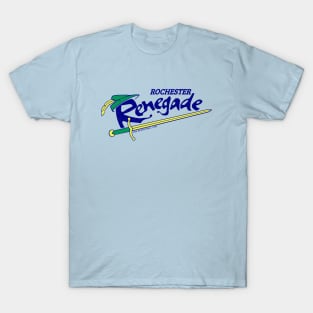 Defunct Rochester Renegade CBA Basketball 1992 T-Shirt